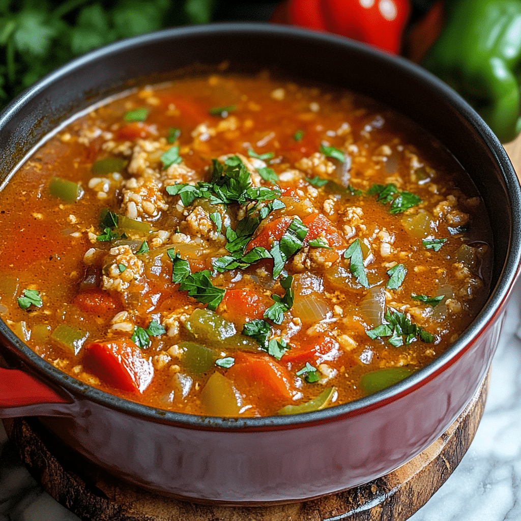 Stuffed Pepper Soup