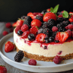 Summer Berry Cheesecake Delight