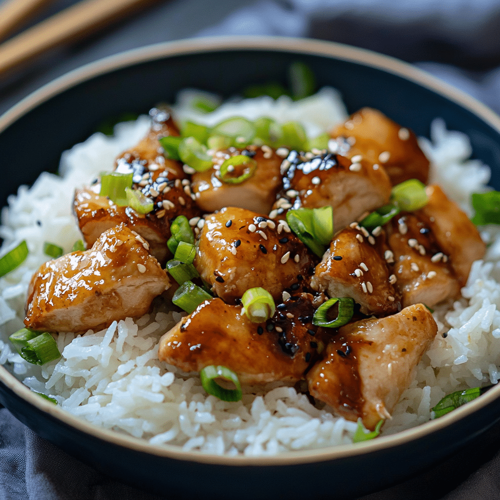 Teriyaki Chicken with Rice