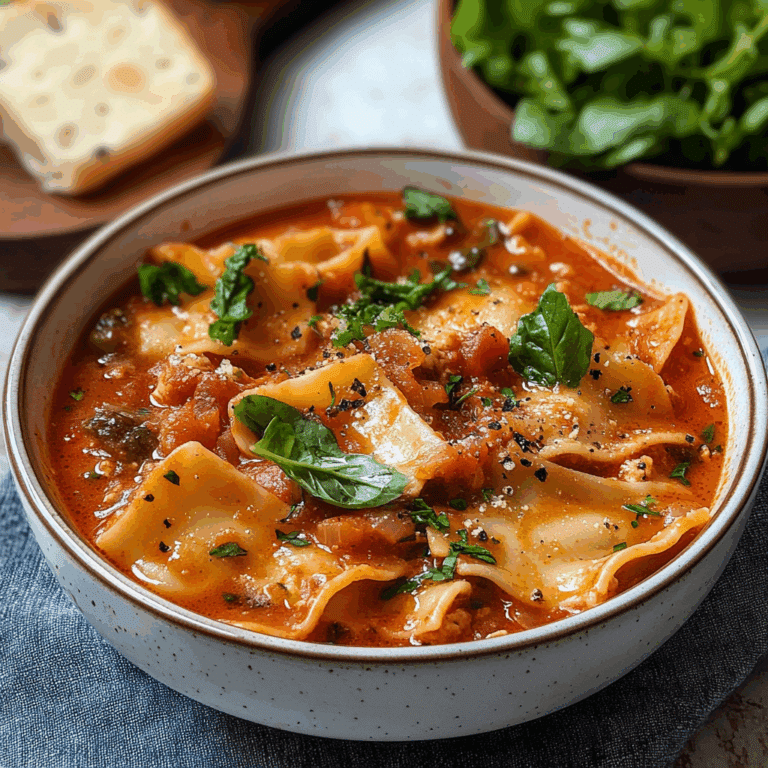 Vegan Lasagna Soup