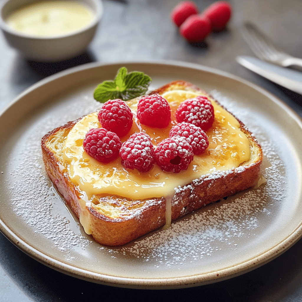Air Fryer Custard Toast
