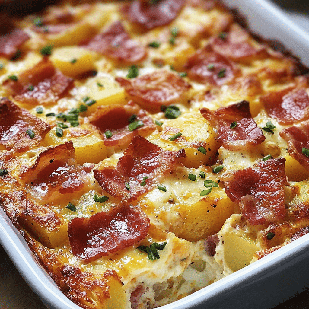 Bacon, Potato & Egg Breakfast Casserole