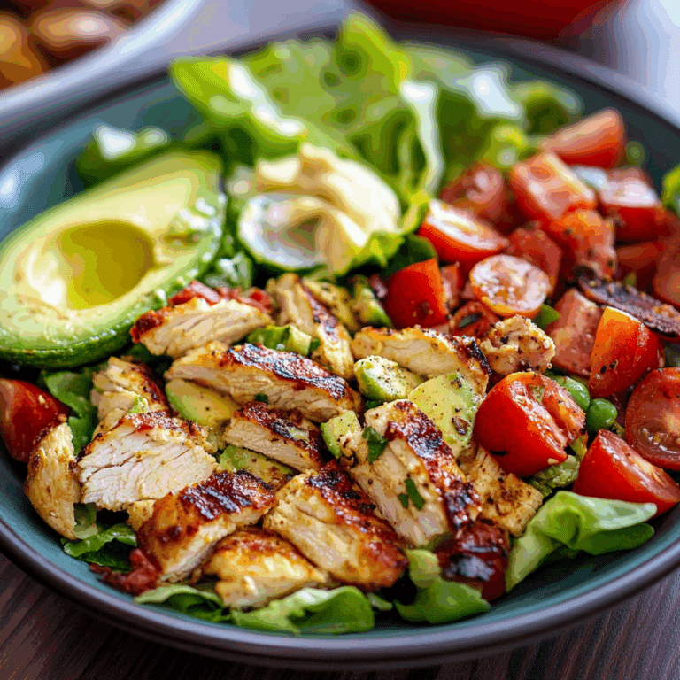 BLT Chicken Salad with Avocado