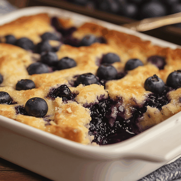 Blueberry Buttermilk Pancake Casserole