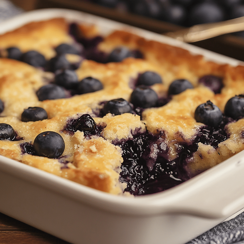 Blueberry Buttermilk Pancake Casserole
