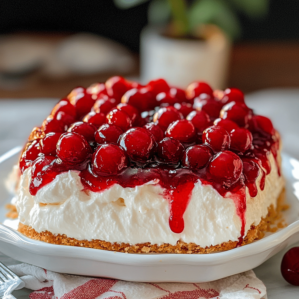 Cherries in the Snow Dessert