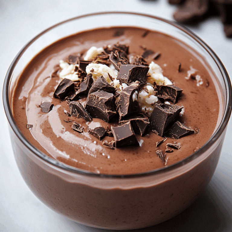Chocolate Protein Pudding