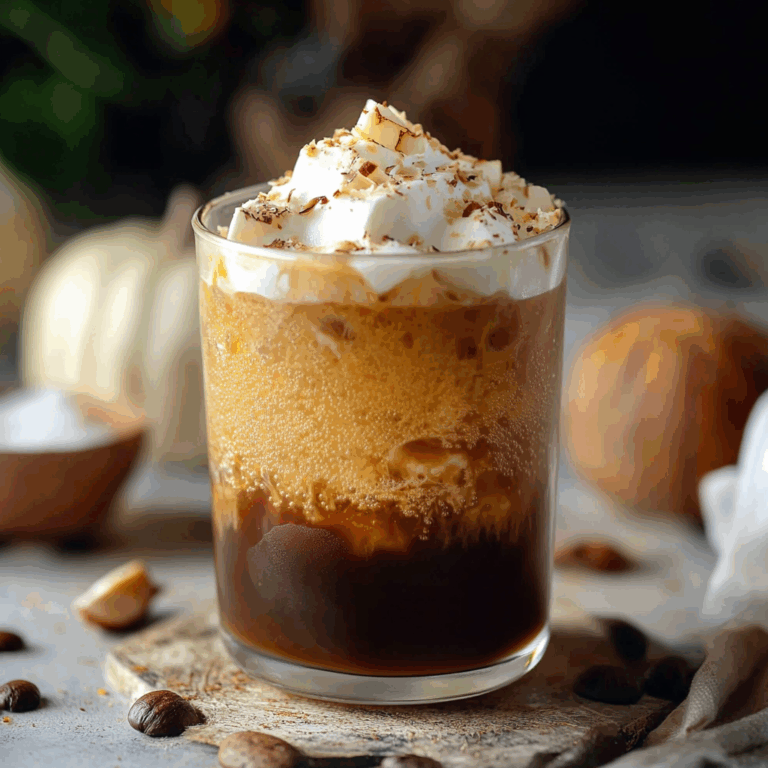 Creamy Pumpkin Coconut Cold Brew Coffee