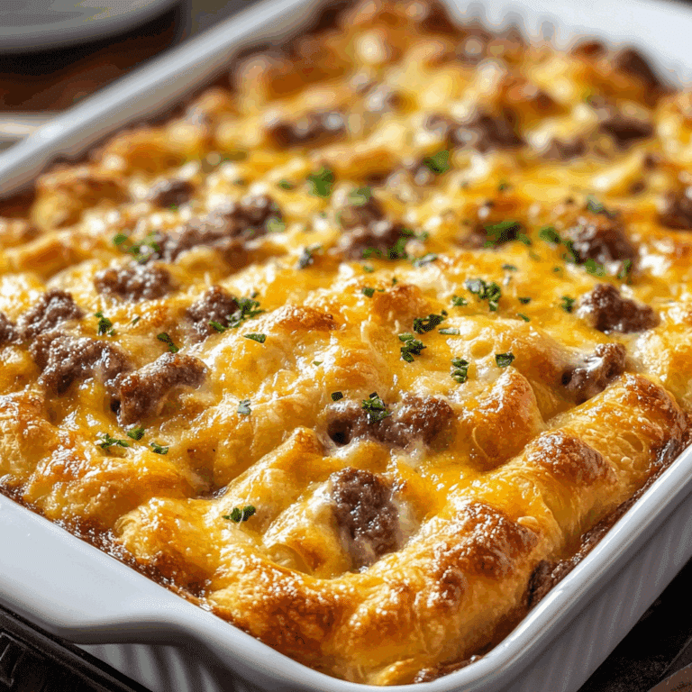 Crescent Roll Breakfast Casserole