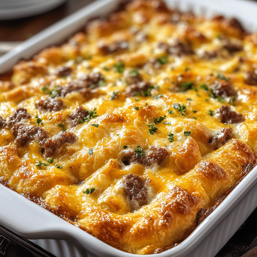 Crescent Roll Breakfast Casserole