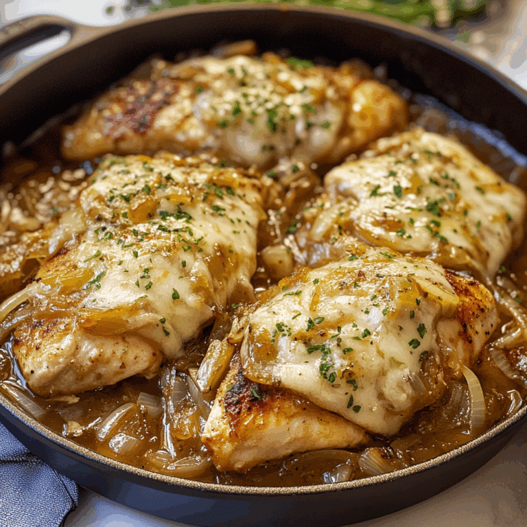 French Onion Chicken Recipe