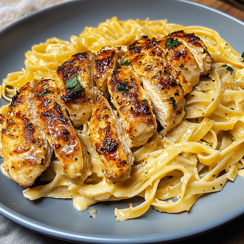 Garlic Butter Chicken Pasta