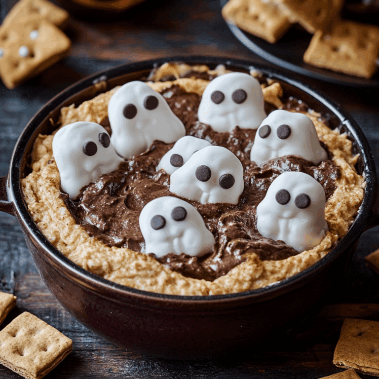 Ghost S’mores Dip
