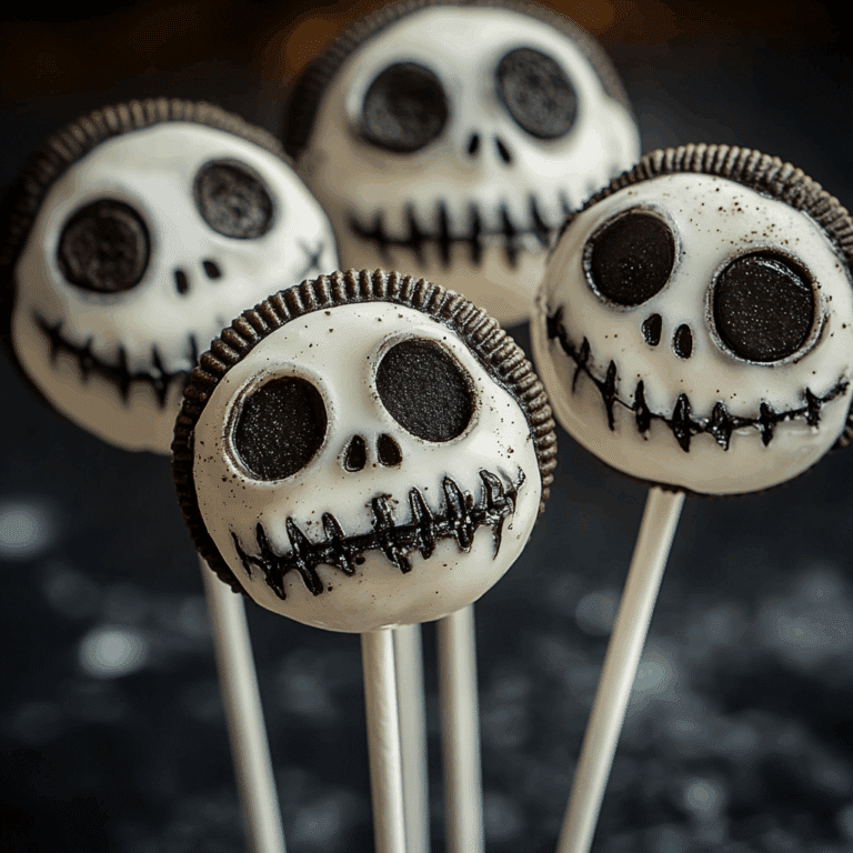 Jack Skellington Oreo Pops