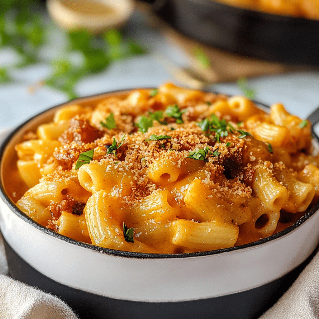 Kimchi Chili Mac and Cheese