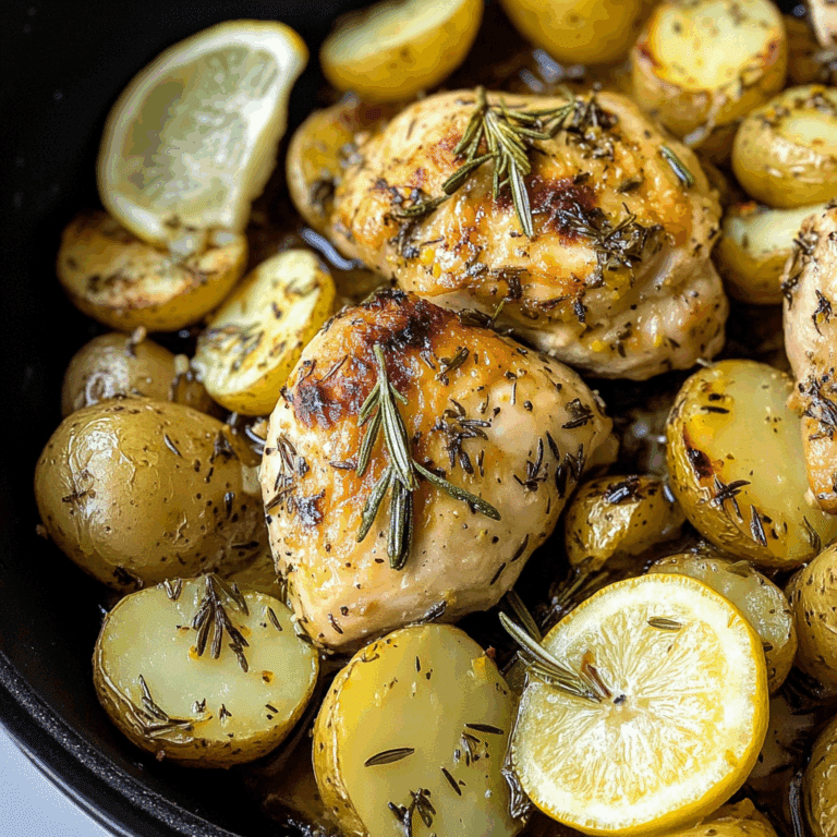 Lemon Rosemary Chicken and Potatoes