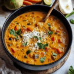 Pumpkin Curry with Coconut Milk and Veggies