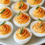 Pumpkin Deviled Eggs