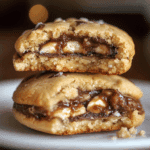 Samoa Stuffed Cookies