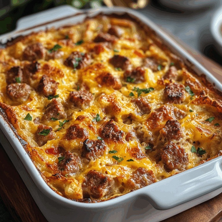 Sausage Breakfast Casserole for Brunch