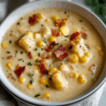 Slow Cooker Corn Chowder with Bacon