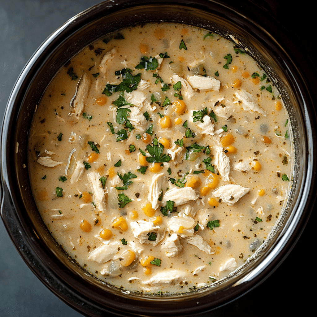 Slow Cooker White Chicken Chili