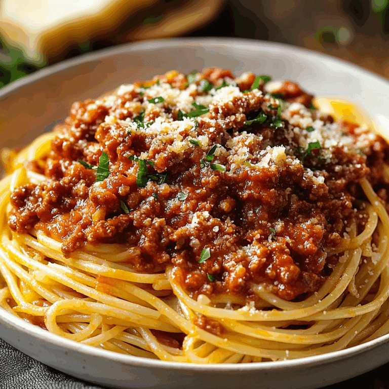 Spaghetti Bolognese