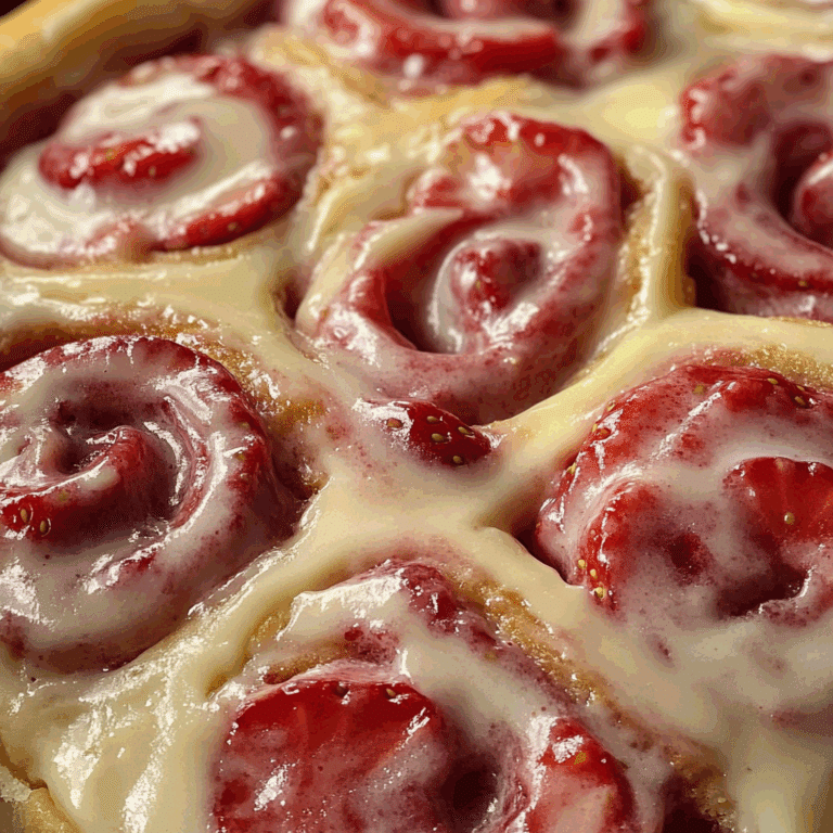 Strawberry Cheesecake Cinnamon Rolls
