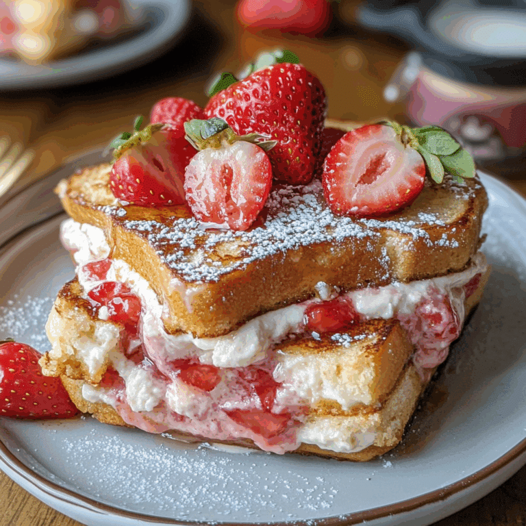 Strawberry Cheesecake French Toast
