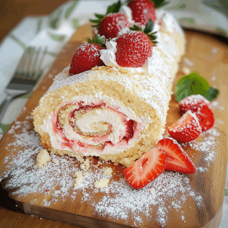 Strawberry Shortcake Swiss Roll