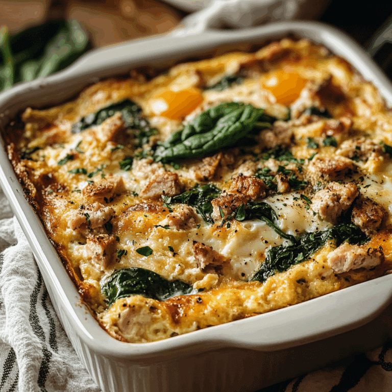 Turkey and Egg Breakfast Casserole