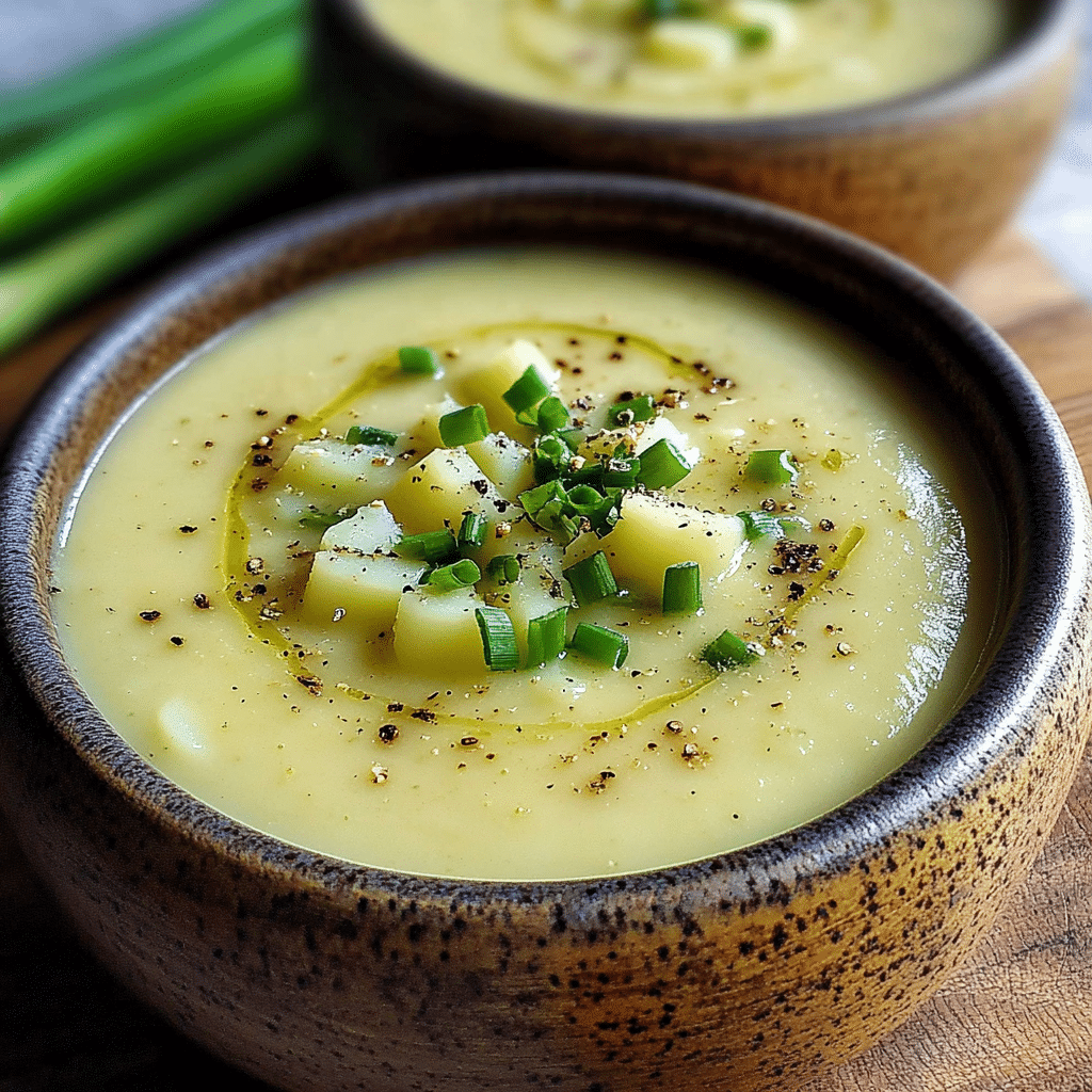 Vegan Potato Leek Soup