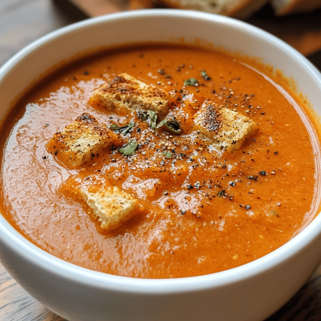 15-Minute Creamy Tomato Soup (Vegan)