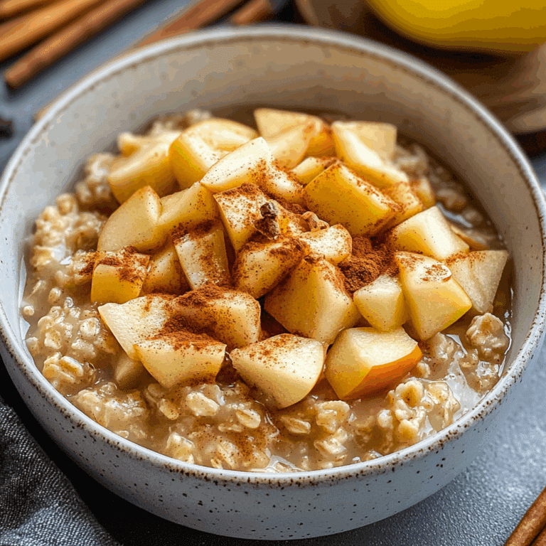 Apple Cinnamon Oatmeal