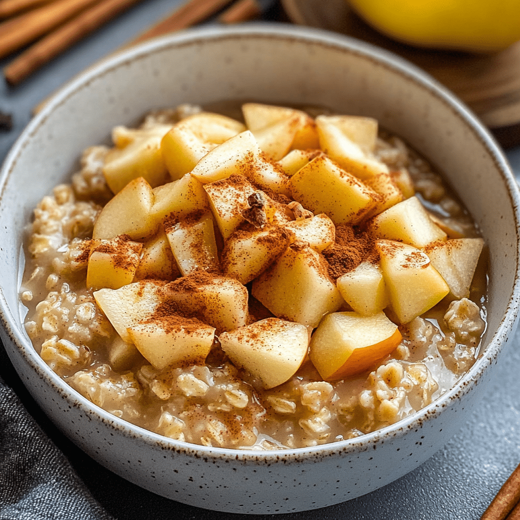 Apple Cinnamon Oatmeal