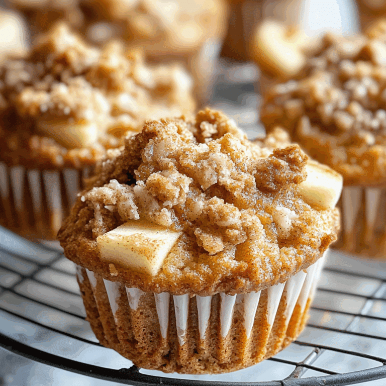 Apple Cinnamon Streusel Muffins