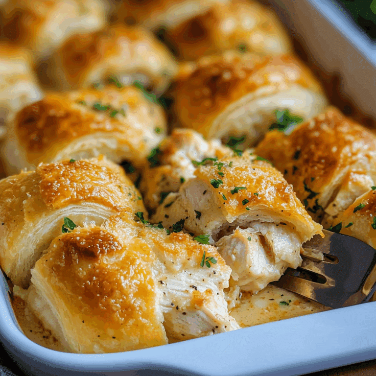 Baked Chicken Crescent Rolls