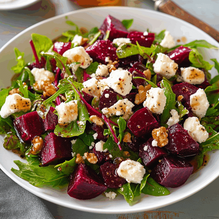 Beet Salad with Goat Cheese