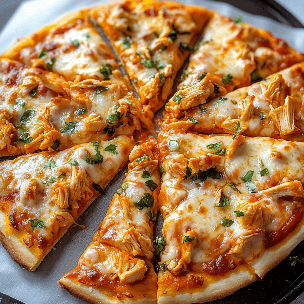Buffalo-Style Chicken Pizza