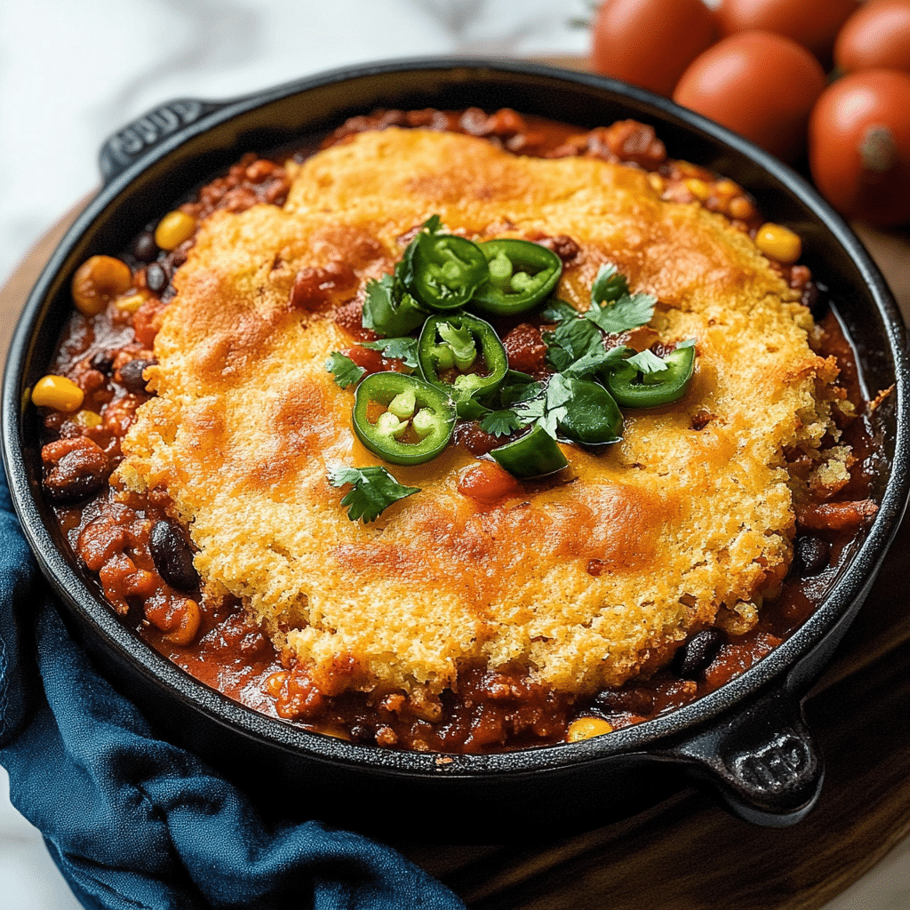 Cornbread Chili Casserole