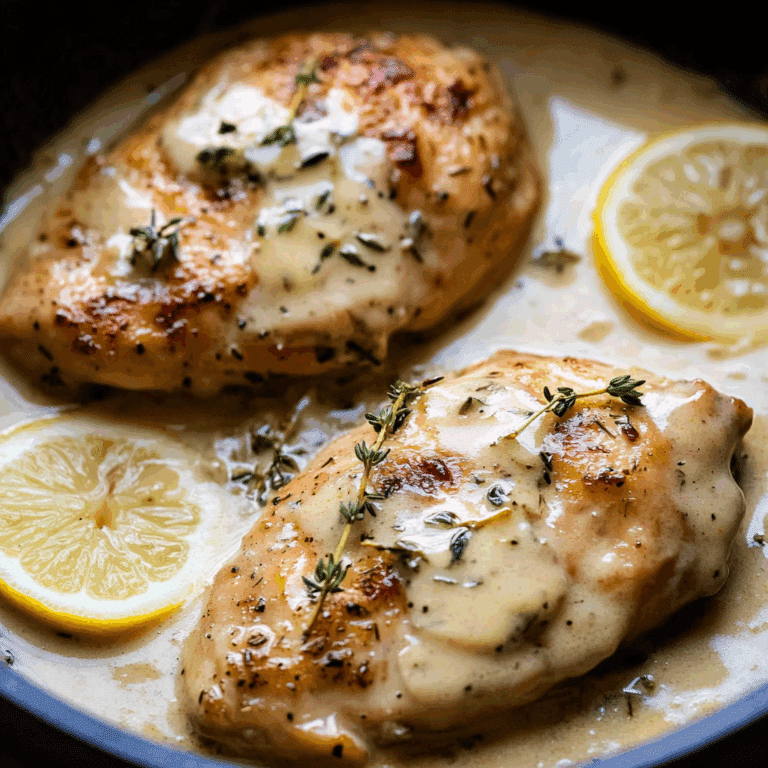 Creamy Lemon Thyme Chicken