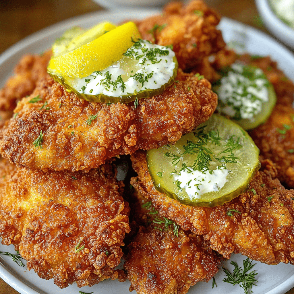 Crispy Dill Pickle Chicken