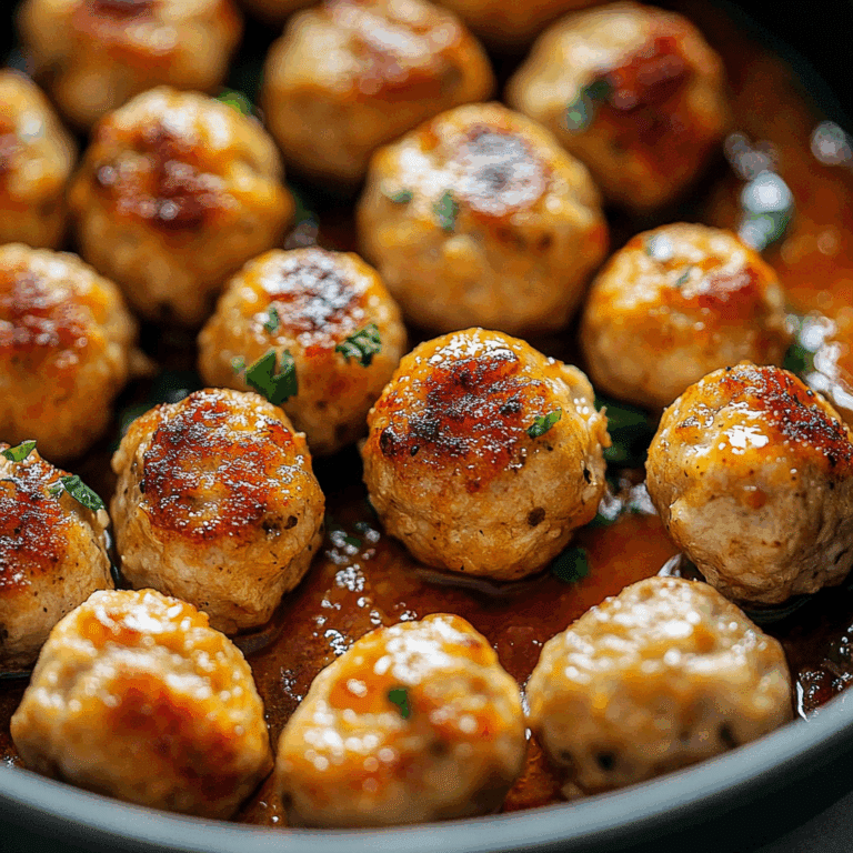 Easy Baked Chicken Meatballs