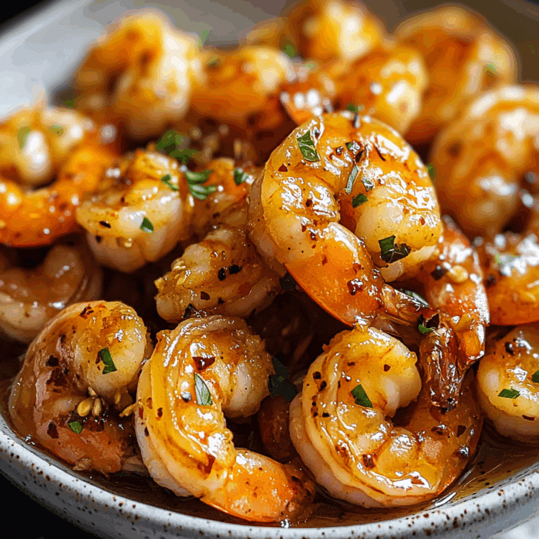 Easy Honey Garlic Shrimp