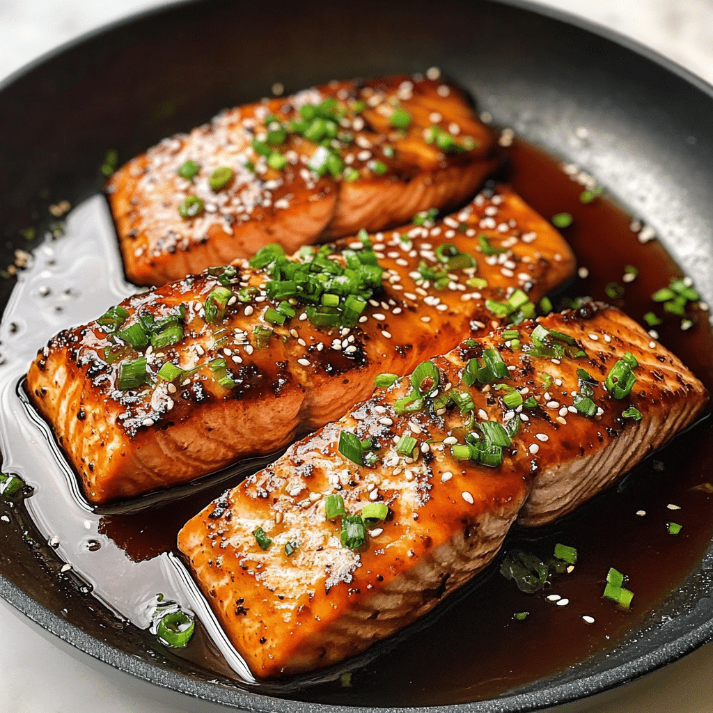 Easy Maple Sesame Salmon