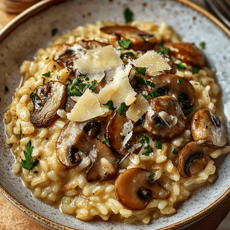 Gourmet Mushroom Risotto
