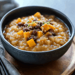 Hobak Beombeok (Korean Squash, Sweet Potato, and Bean Porridge)