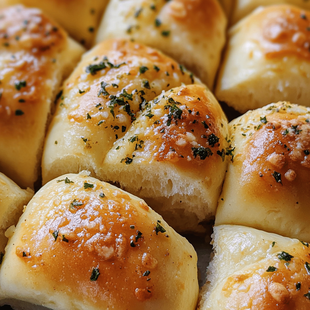 Homemade Garlic Bread Rolls