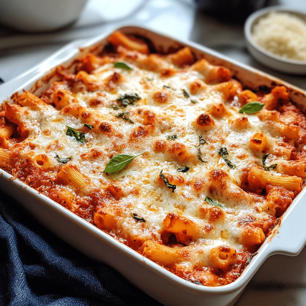No-Boil Baked Ziti Recipe