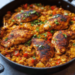 One Pot Cajun Chicken and Rice